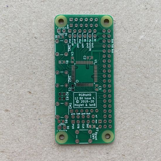 Obrázek RGBtoHDMI Issue 4 (12 bitová deska)